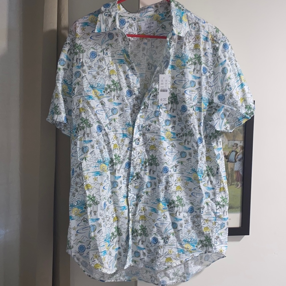 J Crew light Hawaiian
